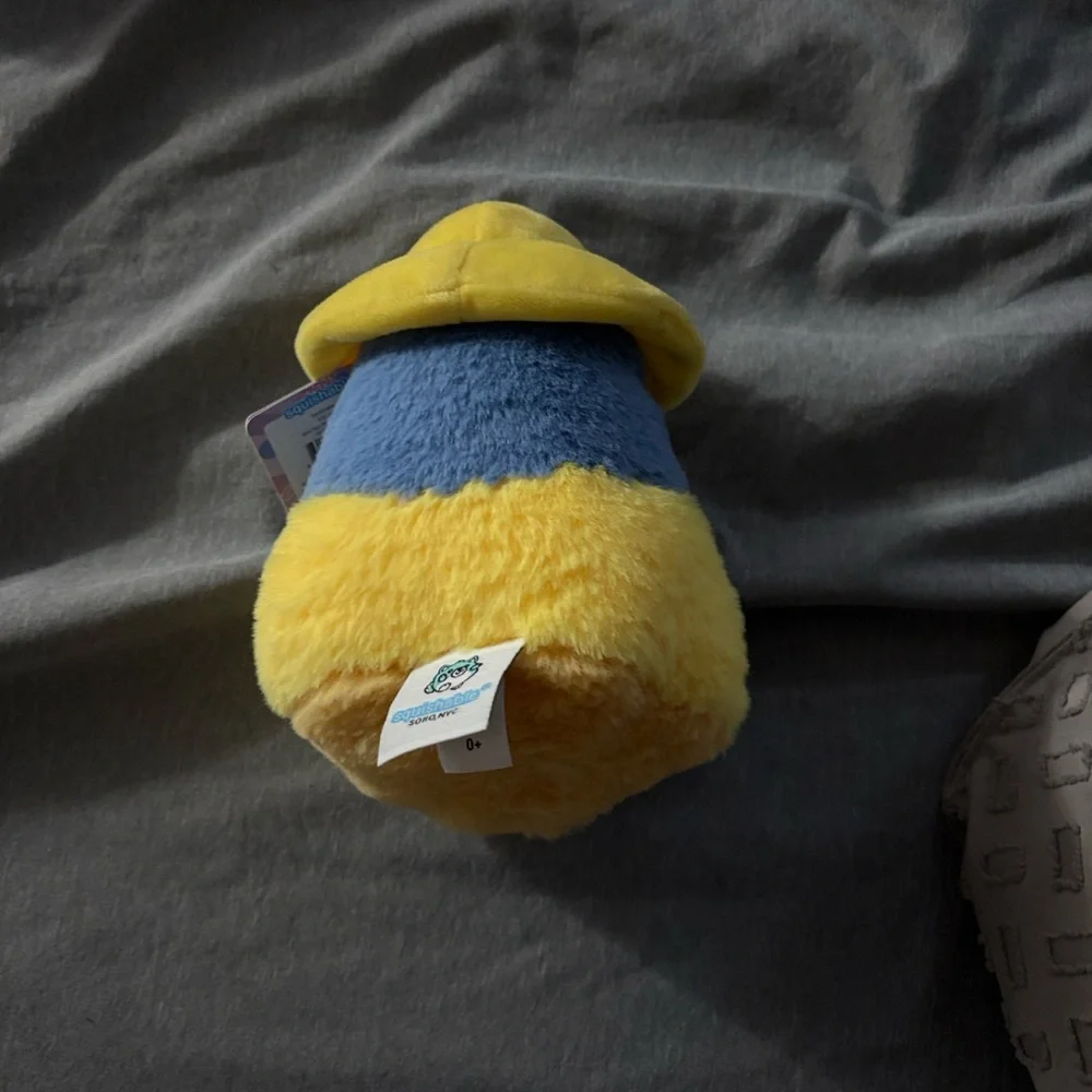 Plush Plague Doctor Toy with Yellow Hat